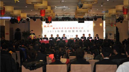  巍雅斯名表眼鏡有限公司2013年終總結(jié)暨表彰大會(huì)順利召開